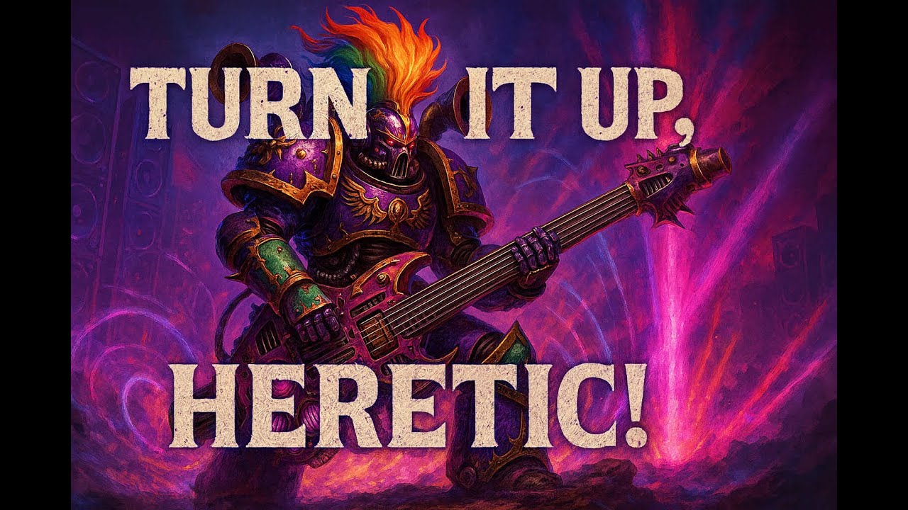 🎸💀 “Turn It Up, Heretic!” 💀🎸| Chaos Space Marines Noise Marines Song (Warhammer 40K Fan Made)