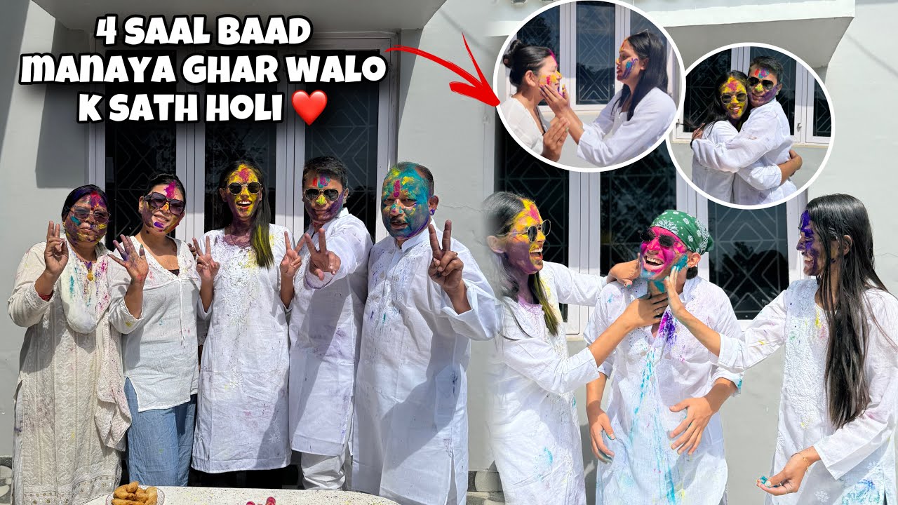 Holi vlog❤️|| sister-in-law k sath first Holi 😍|| Varsha Thapa