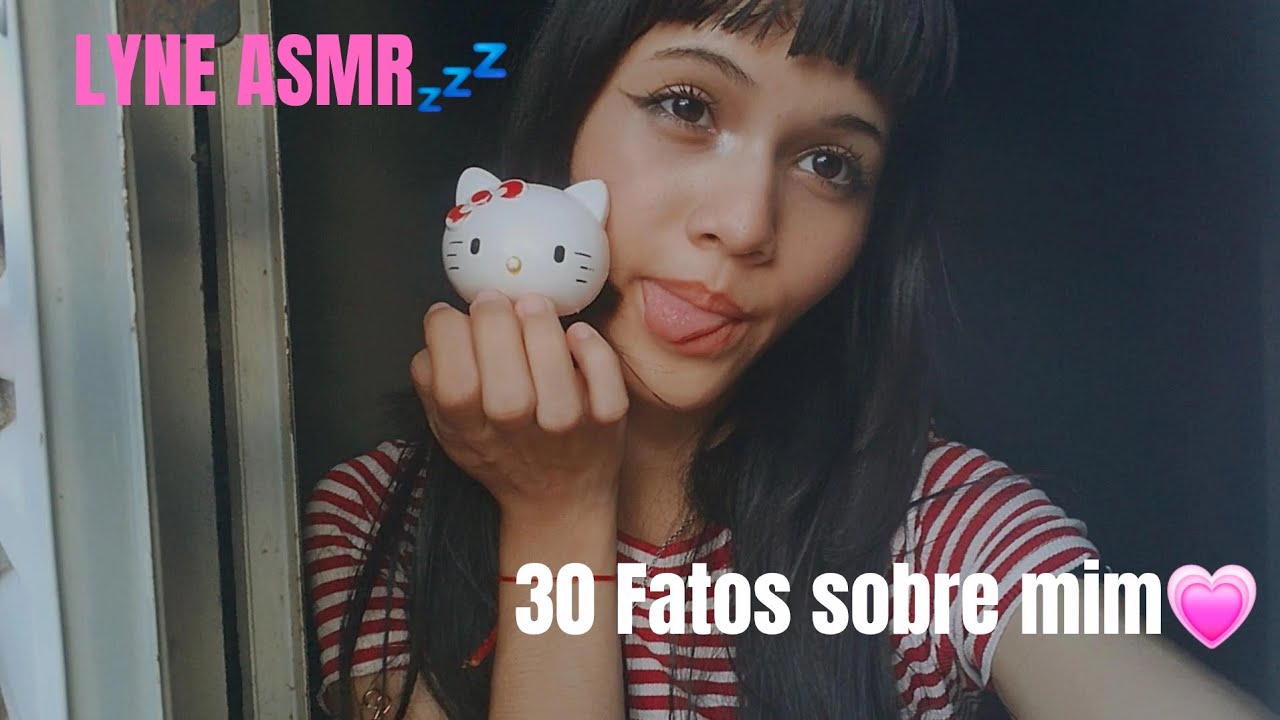 ASMR:30 FATOS SOBRE MIM☝️🥸💗💗#asmr #sonsrelaxantesparadormir #asmrvideos 