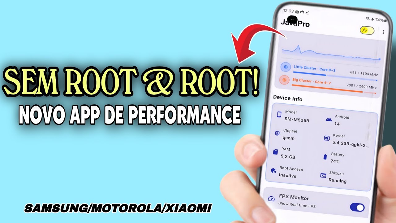 ADEUS LAG! O Novo App de Performance 🚀(Sem Root & Root)🔥🔥🔥