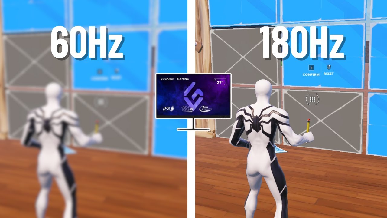 Переход на 180 Гц в Fortnite
