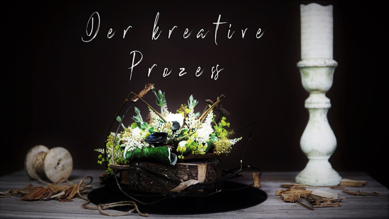 DEKO Gesteck aus dem Garten DIY | Mein kreativer Prozess