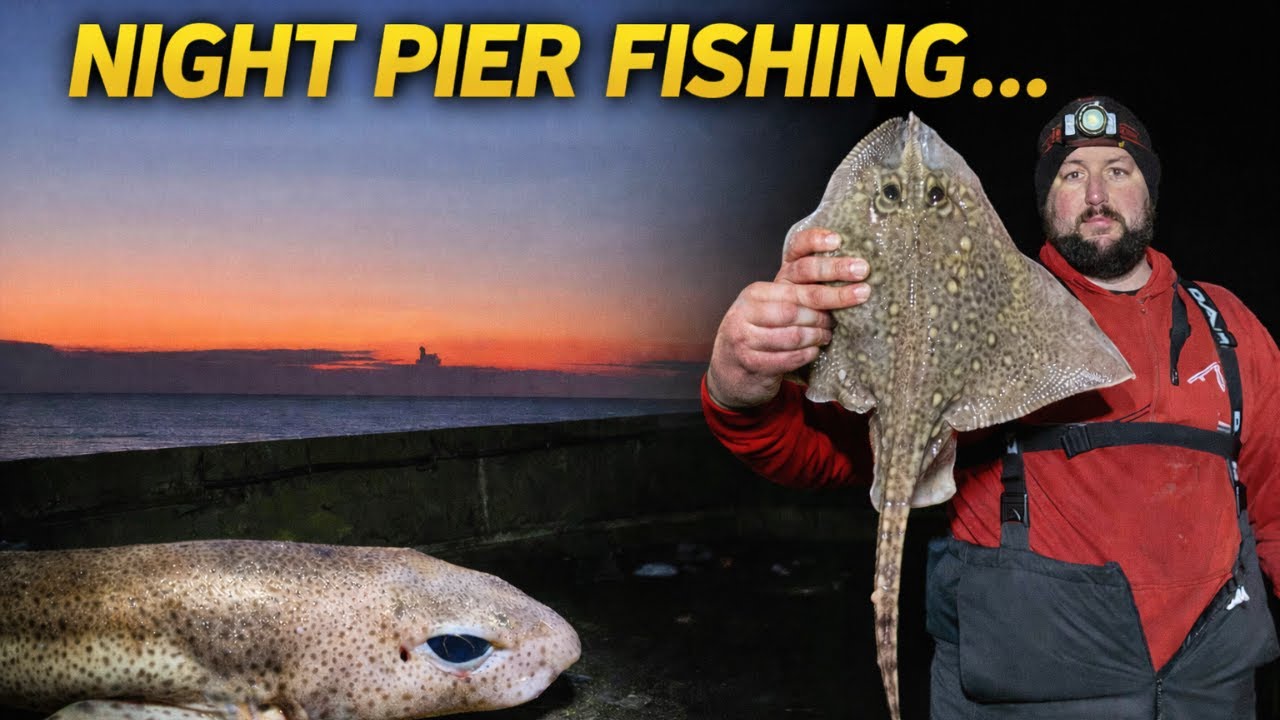 Night Fishing The Pier , Fish Every Cast