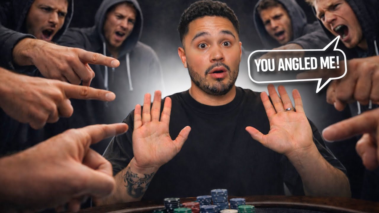 I ANGLED someone at the poker table! (accidentally)