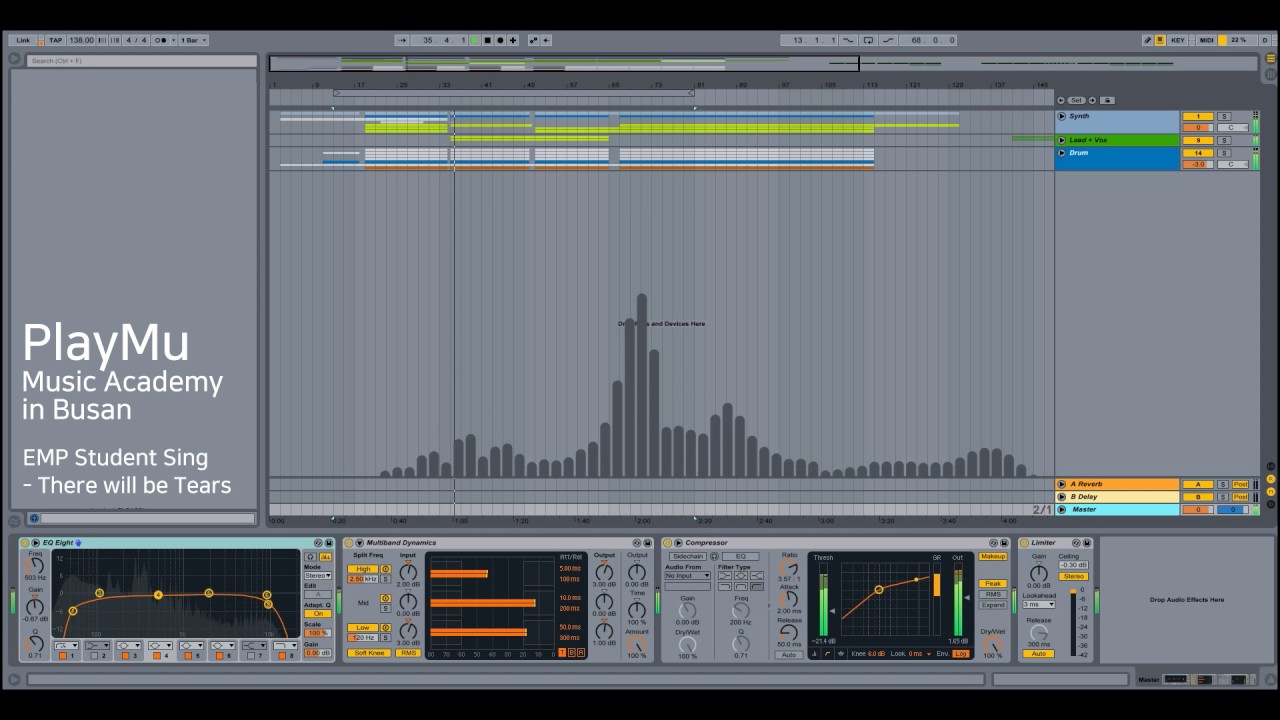 [PlayMu Music Academy in Busan] EMP Student 김태용 - There will be Tears (EDM/EMP)