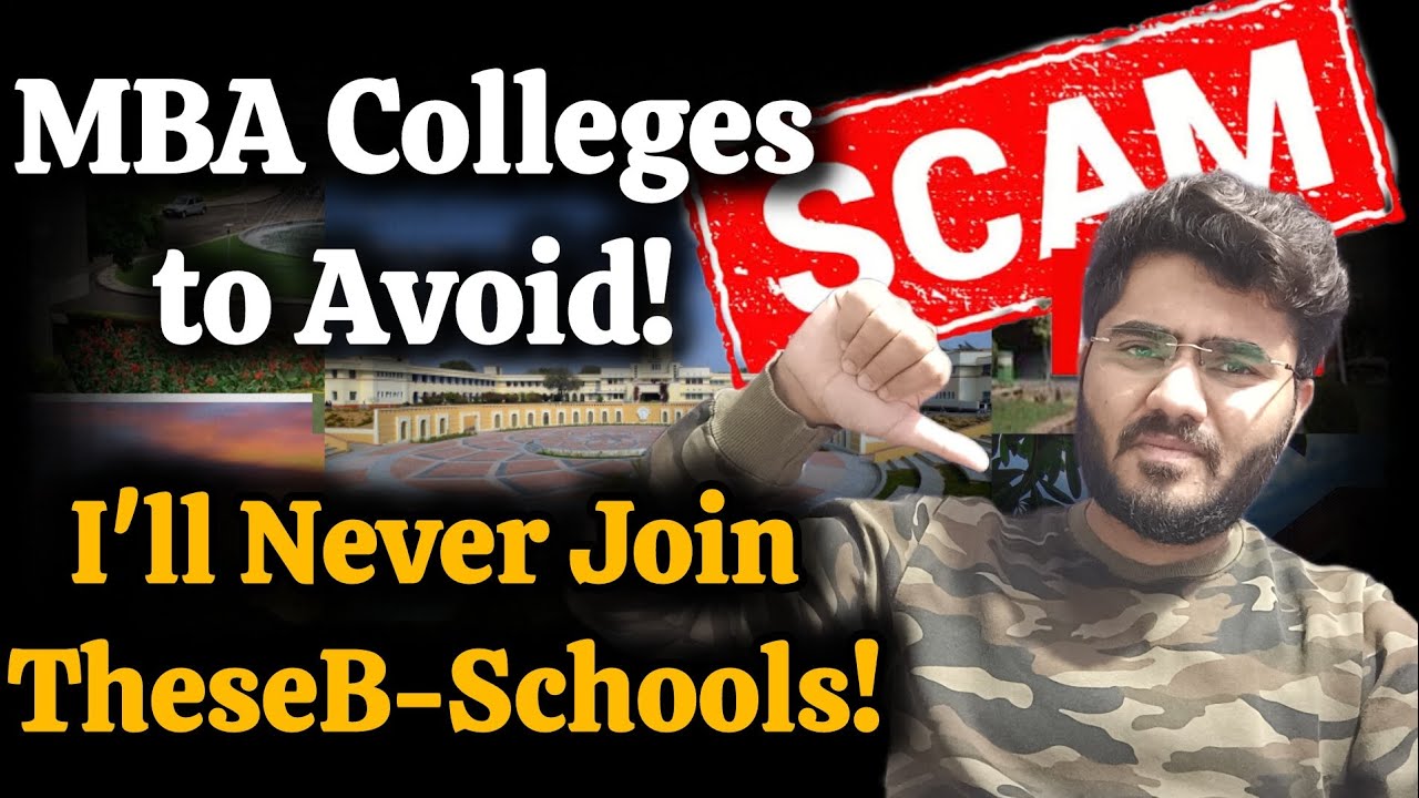 MBA Colleges to Avoid! ❌ Think Twice Before Joining These B-Schools!
