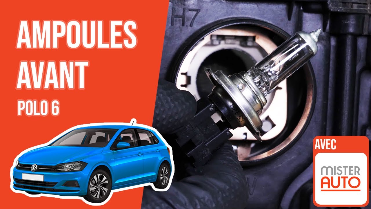 Changer les Ampoules d'éclairage avant Polo 6 💡