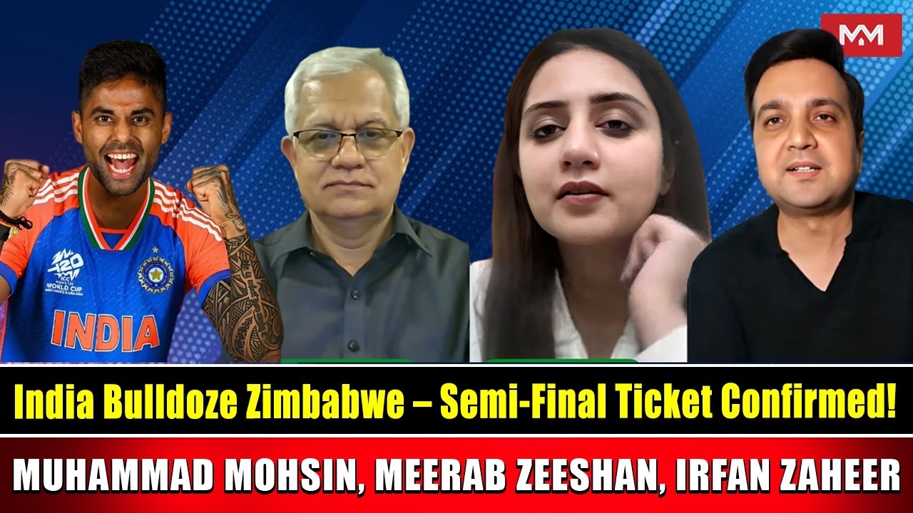 IND Bulldoze ZIM 🚨 Storm into the Semis with Dominant Win!