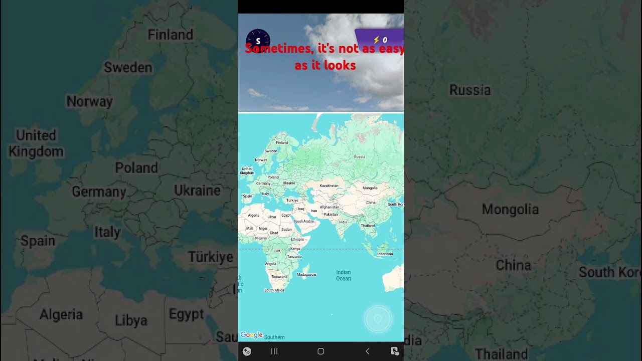 country mode on Geoguessr app #whereareyou #travel