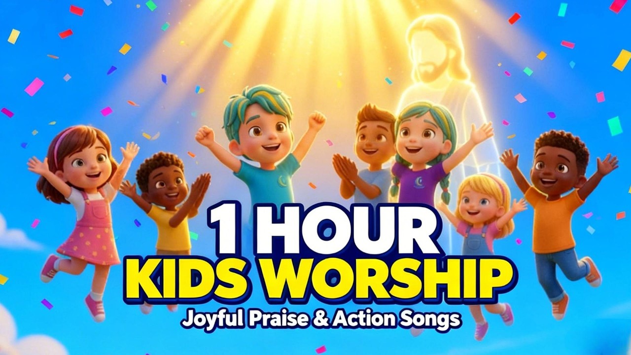 1 Hour Kids Christian Worship Songs | Praise & Action Music for Church & Home