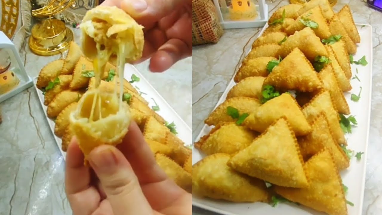 سمبوسه البف بعجينه جميله وحشوه مميزه 🌛اعتمدوها في رمضان 👌