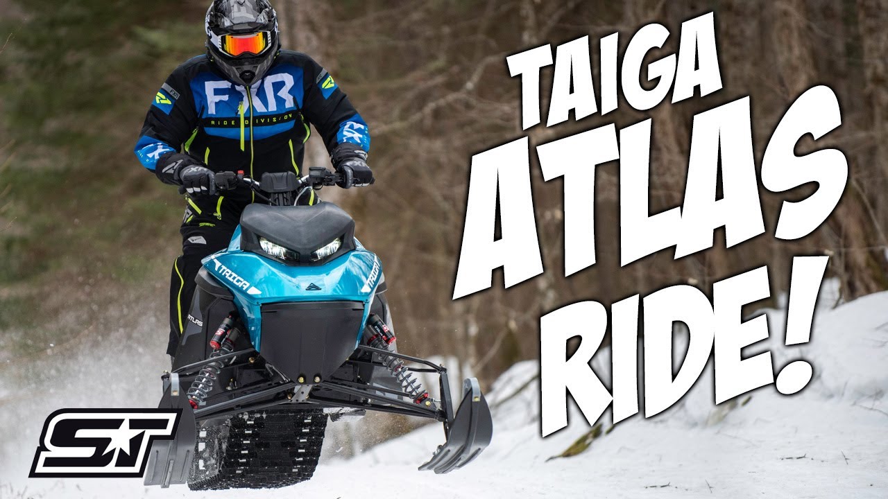 We Ride The Taiga Atlas Electric Snowmobile!