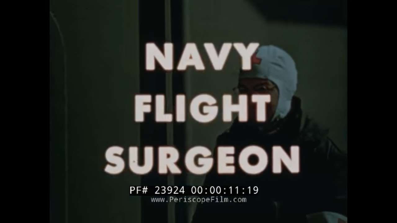 U.S. NAVY  FLIGHT SURGEON  AVIATION MEDICINE   KOREAN WAR ERA FILM 23924