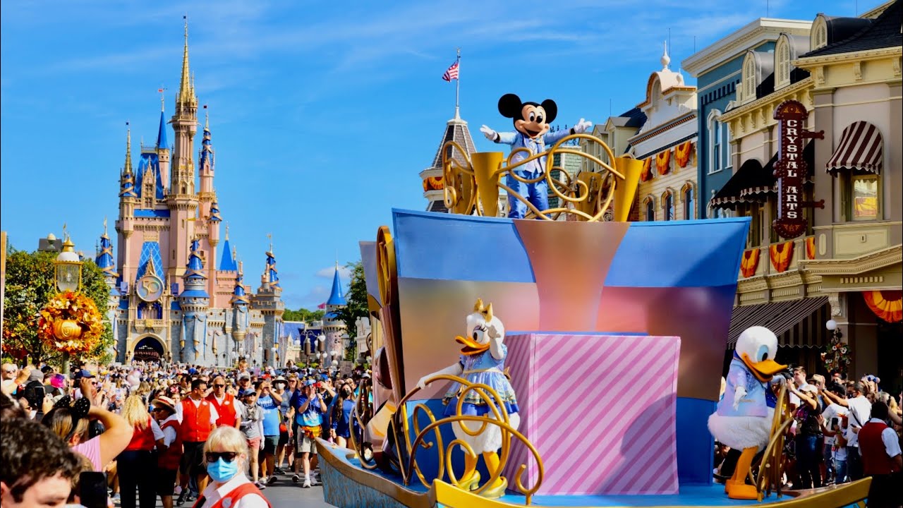 NEW Mickey's Celebration Cavalcade at Magic Kingdom for 50th Anniversary | Walt Disney World  2021