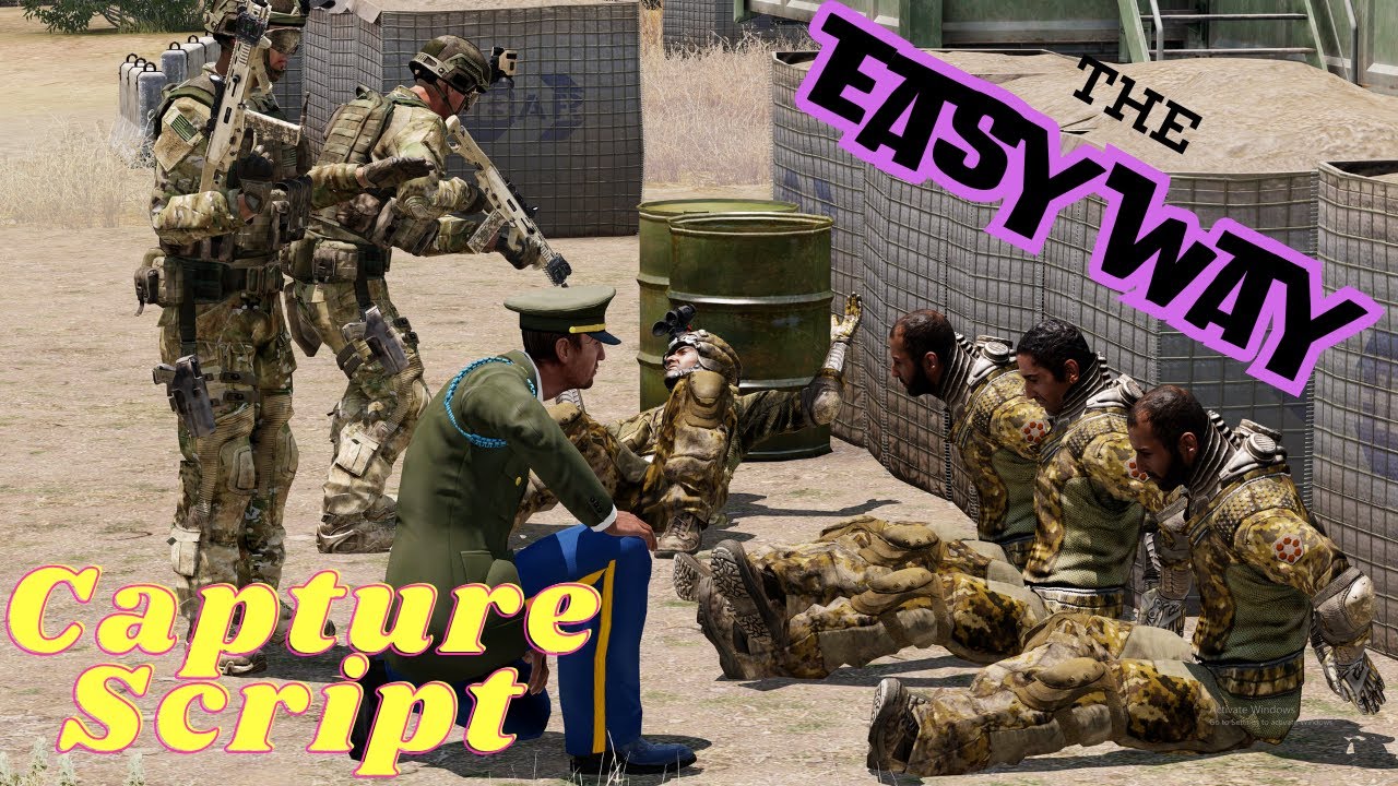 How to capture an officer the Easy way. Arma 3 Eden.