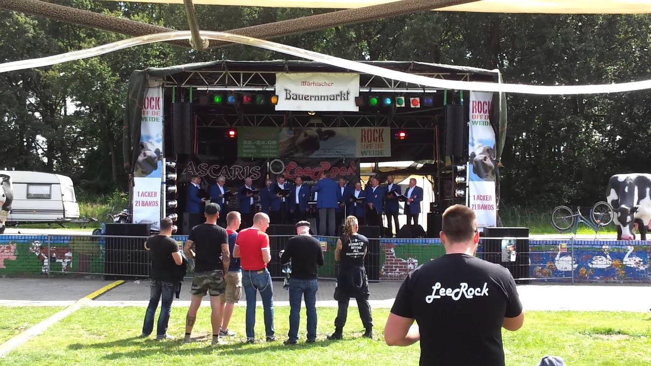 Männerchor schmachtenhagen rock uff die weide