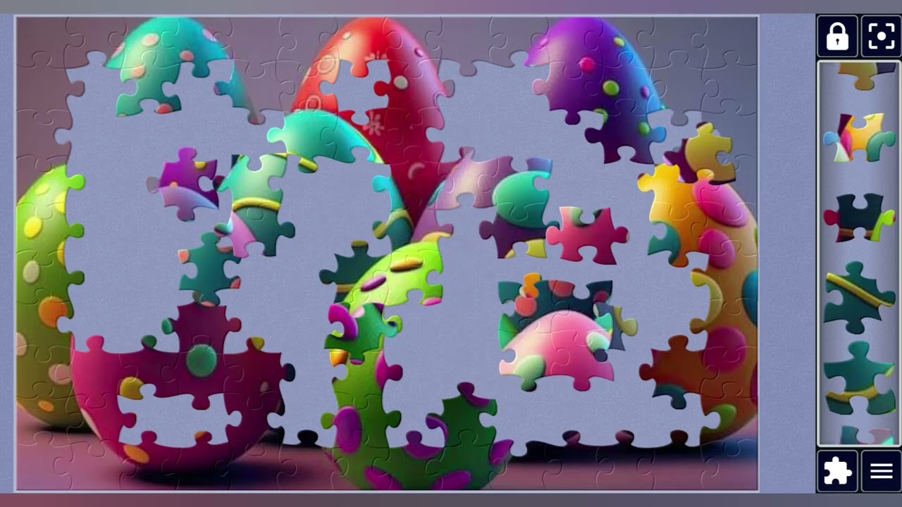 Vibrant Easter Eggs in a Bright Colors🪺🌈✨️//jigsaw puzzles Craft🧩🧩//Amazing puzzles Art🧩🧩//
