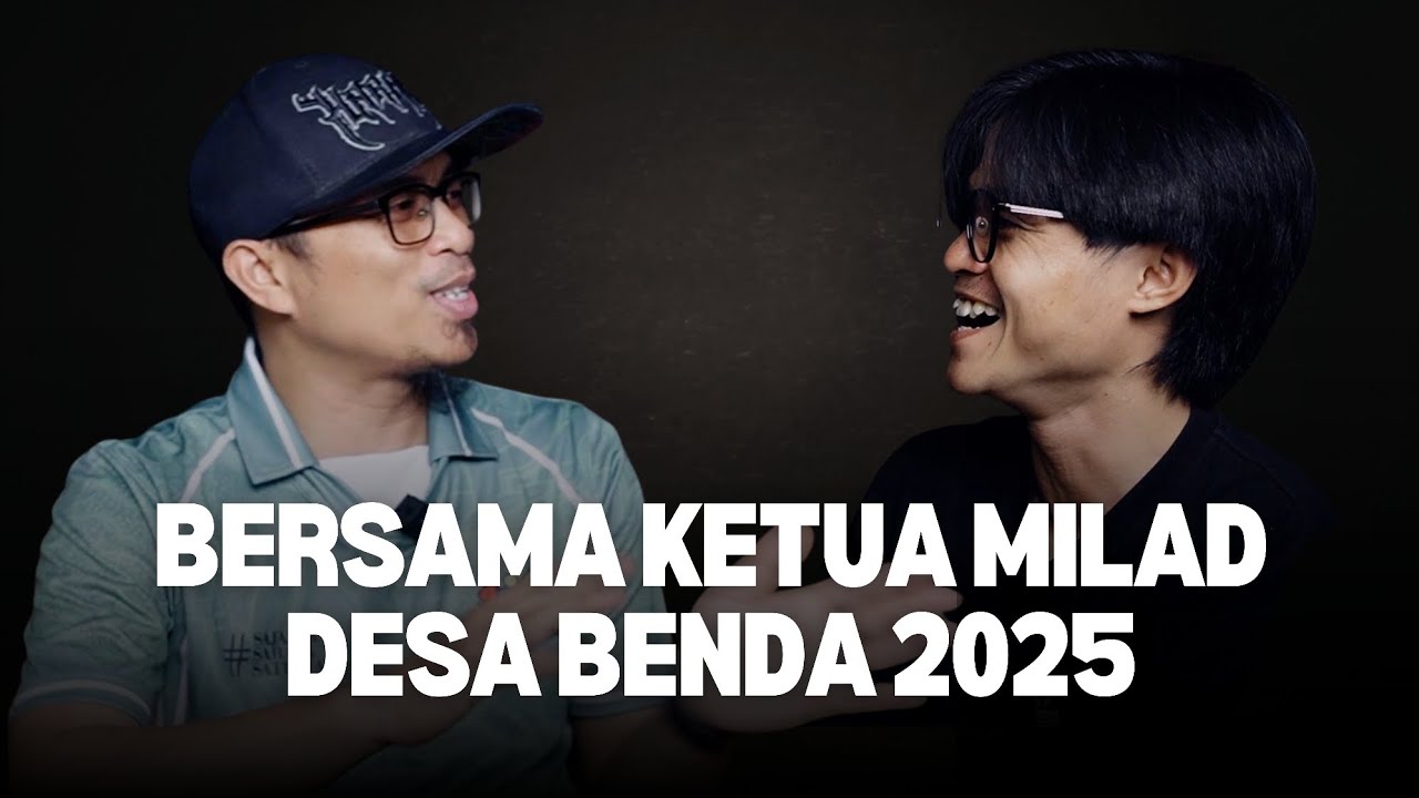 Bersama Kang Abe Ketua Milad Desa Benda 108