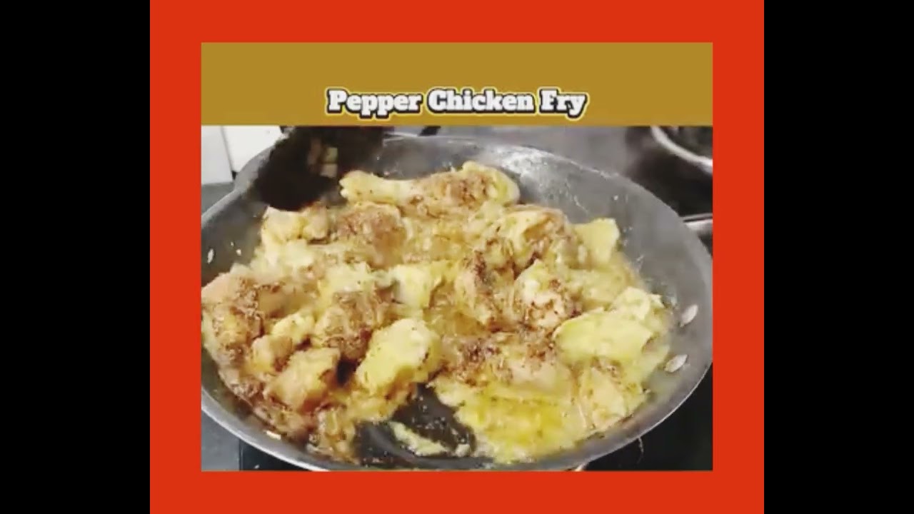 చికెన్ పెప్పర్ ఫ్రై ఎలా చేసుకోవాలి?chicken pepper fry how to make it process?😋😋😋🥘🥘🥘