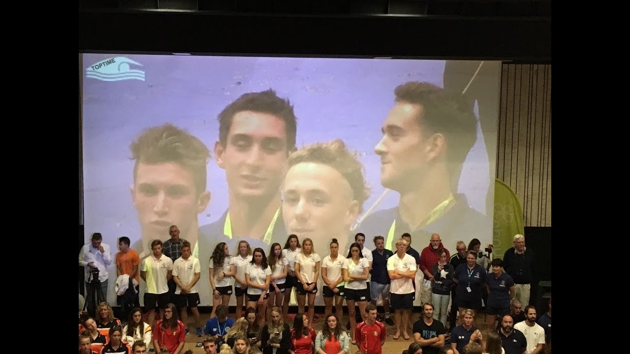 European Lifesaving Championships 2017 Oostende.Youth Men's Taplin Relay