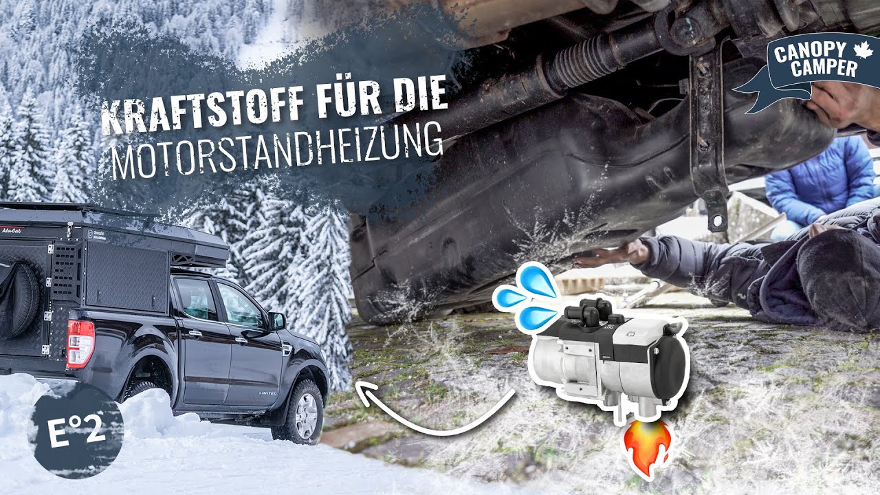 WASSERSTANDHEIZUNG selber einbauen ❄️🔥| Dieseltank absetzen & Spritleitung! [Autoterm Flow 5D] °2🚔