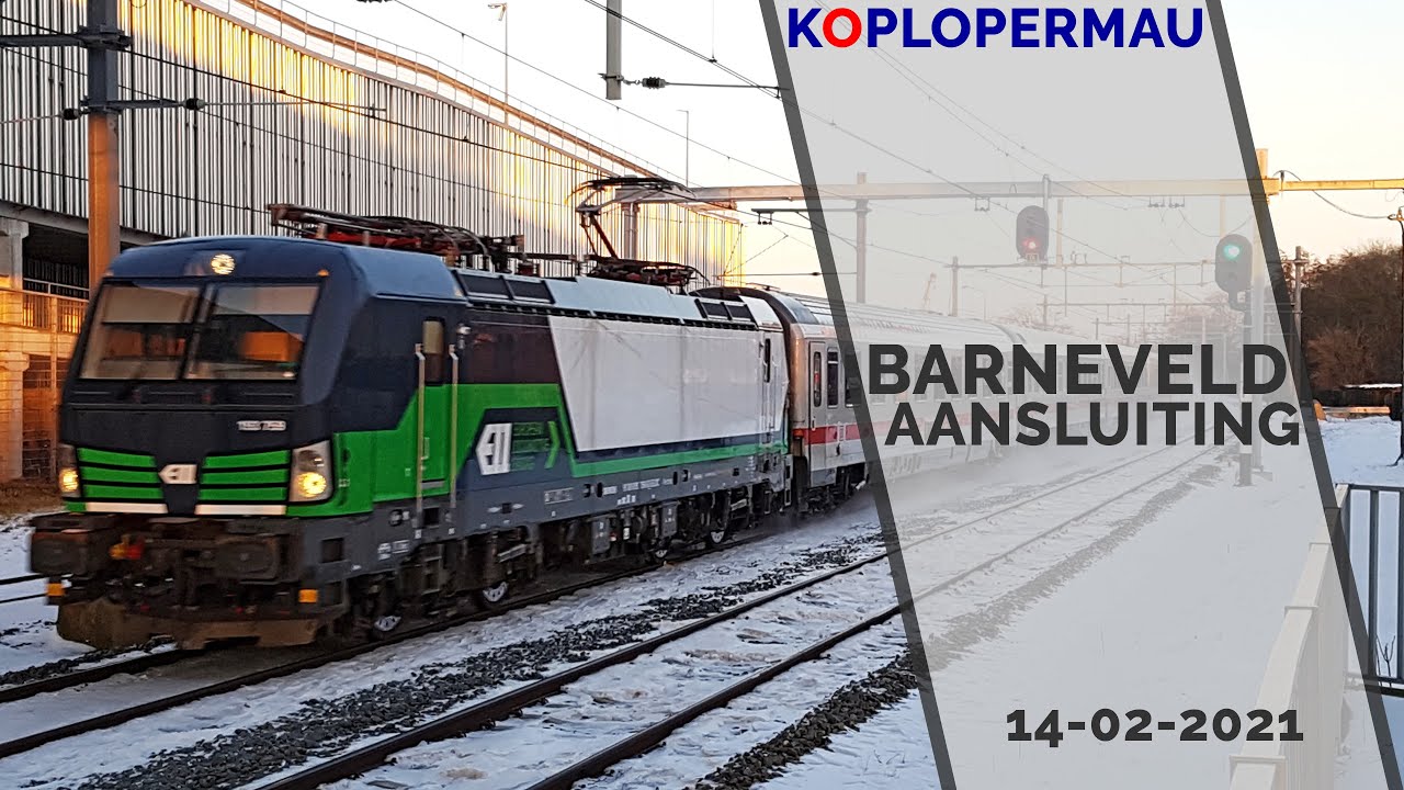 Treinen bij Barneveld Aansluiting & Barneveld Noord - 14 februari 2021