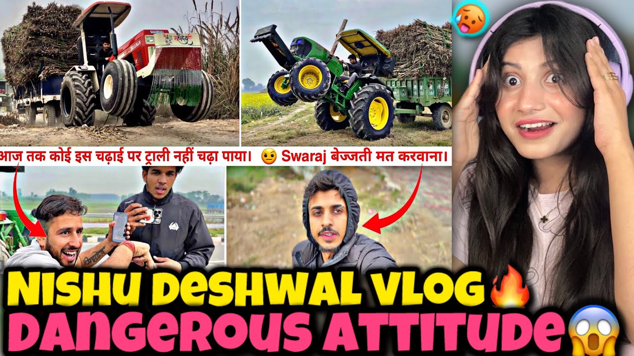 Reaction On nishu Deshwal dangerous😱attitude😈 vlog🔥/shorts #nishudaswal #jaat #nishubhai