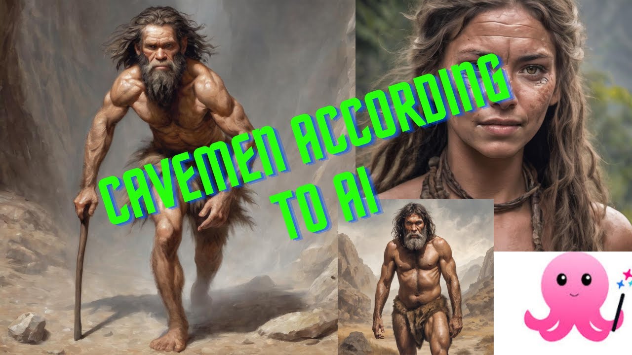 AI's idea of CAVEMEN #ai #cave #aiart