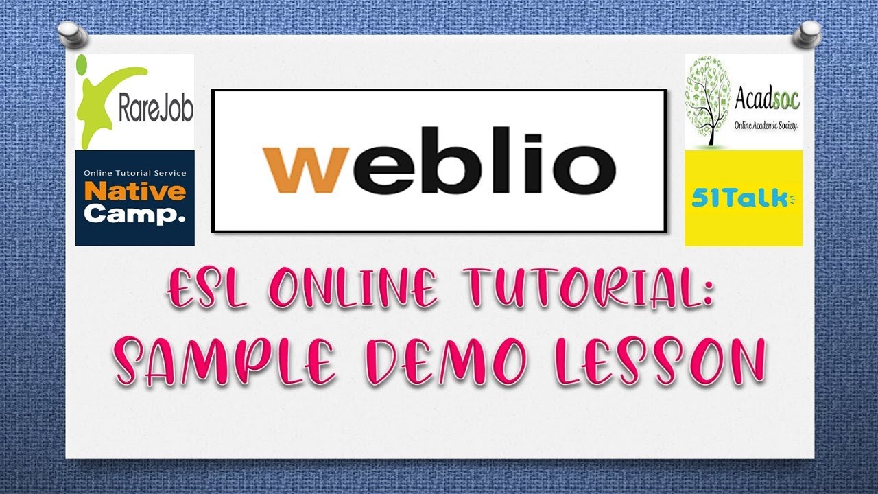 ESL Demo Lesson & Demo Guide