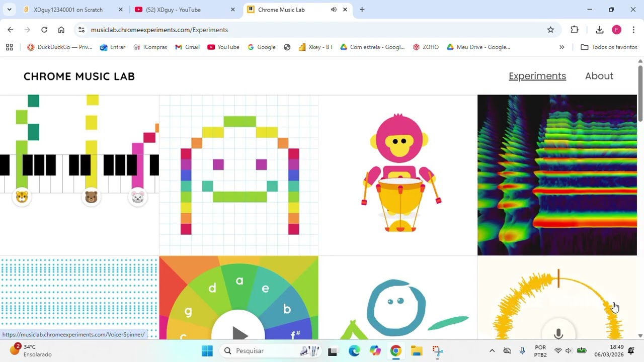 Goofing around in the Crome music lab (part2)