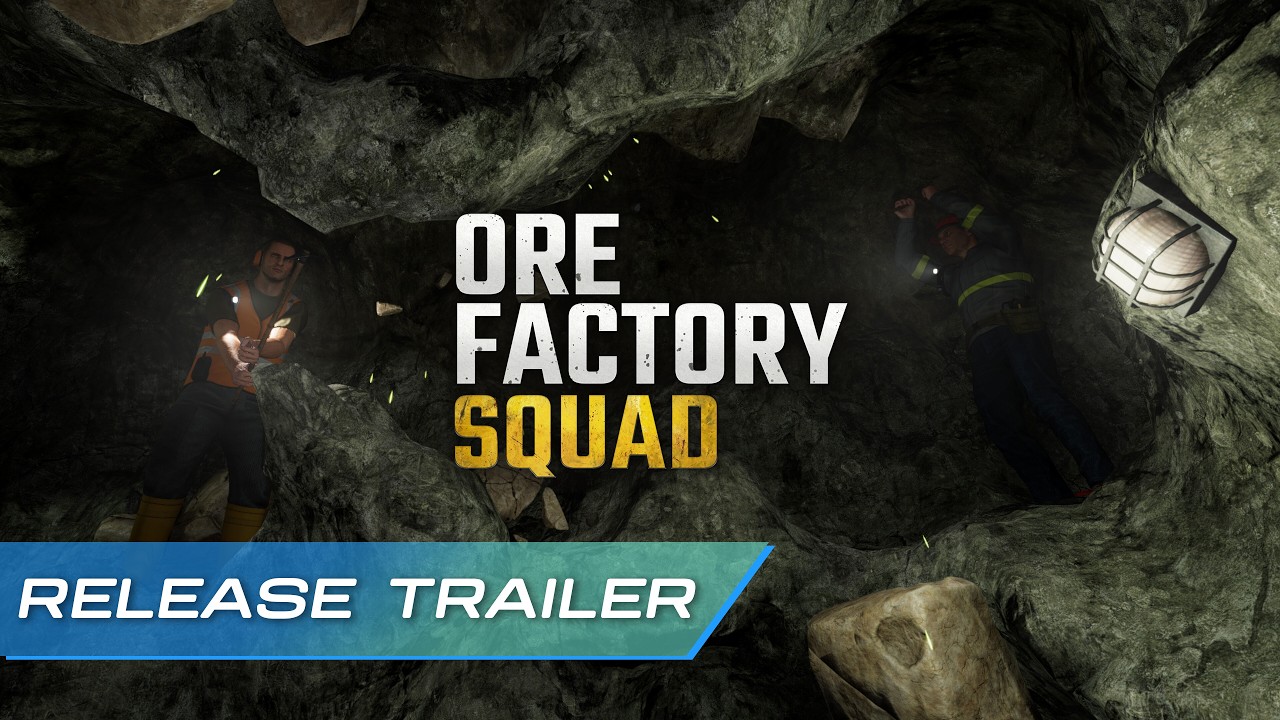 Ore Factory Squad - Official Release Trailer | Co-Op Mining & Factory Automation Simulator