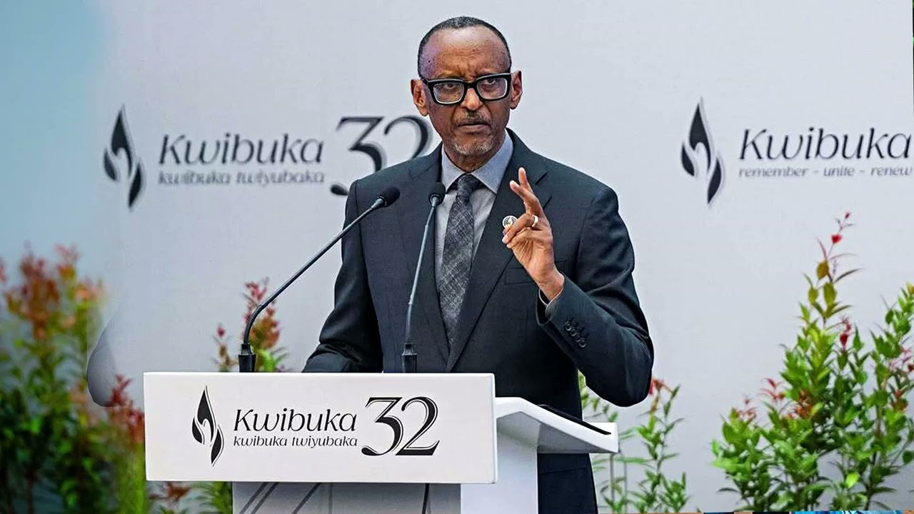 Ijambo rya H.E Kagame mukinyarwanda kwibuka 32 asobanuye uko bateguye Genocide,ubutwari bwa RDF