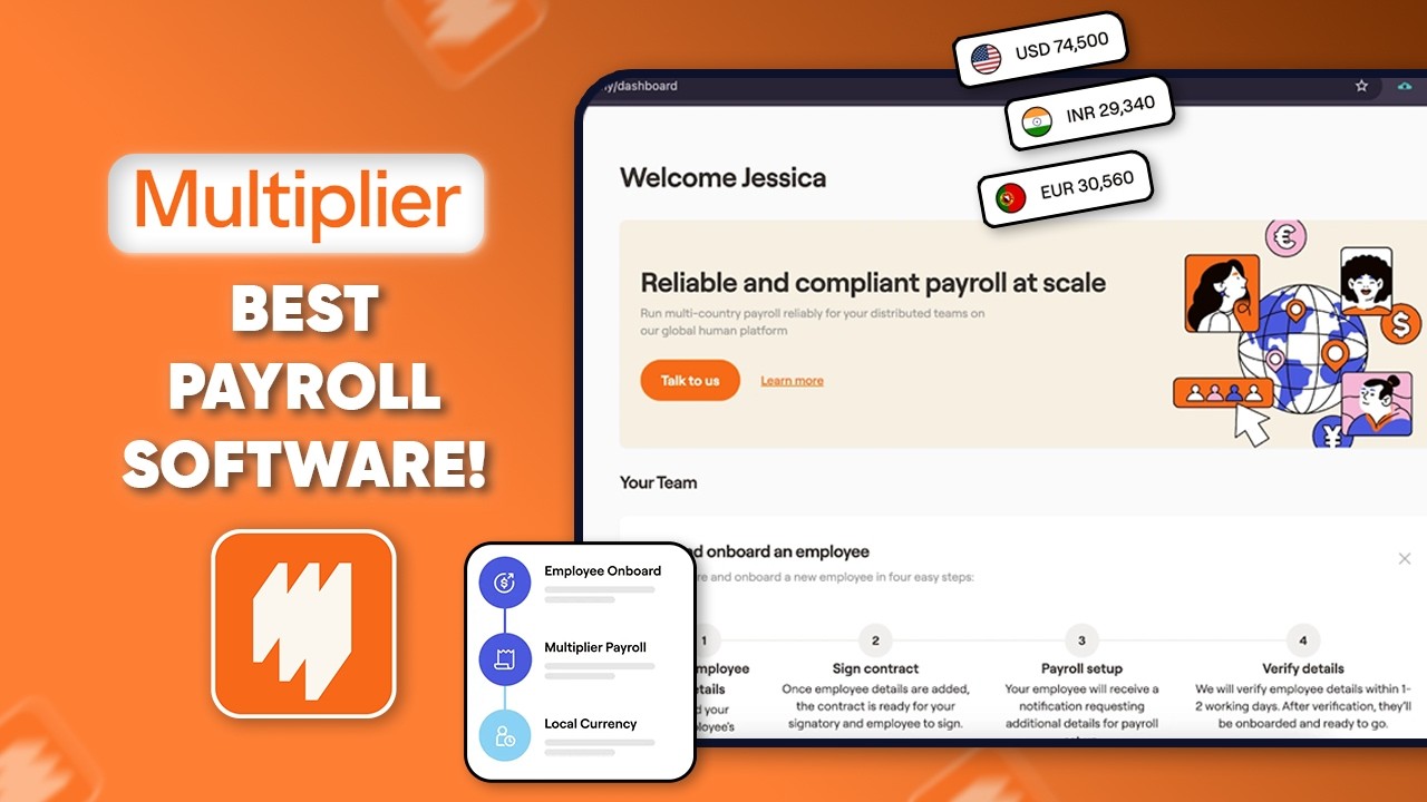 Multiplier Review - Best EOR & Payroll Software for International Payrolls