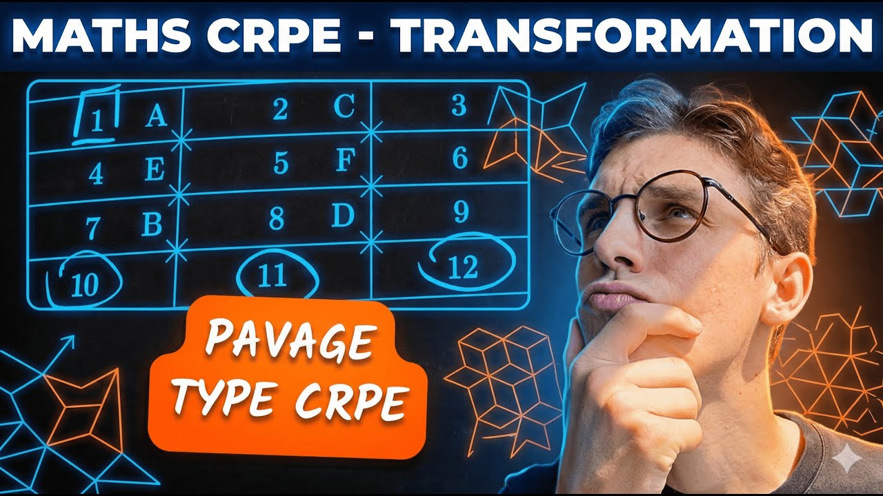 TRANSFORMATIONS au CRPE : Assurez vos POINTS 🎯