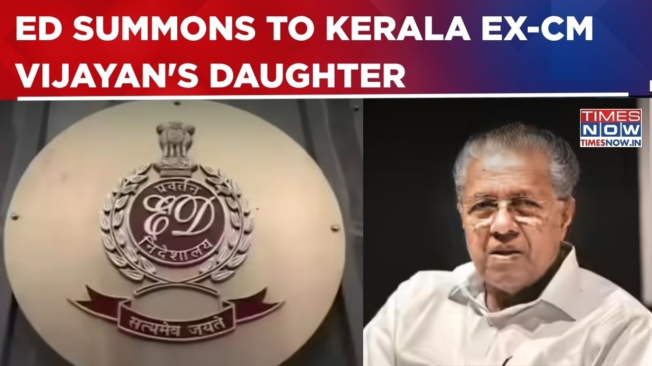 ED Heat On Former Kerala CM's Family: Vijayan's Daughter Summoned Over Money Laundering Probe