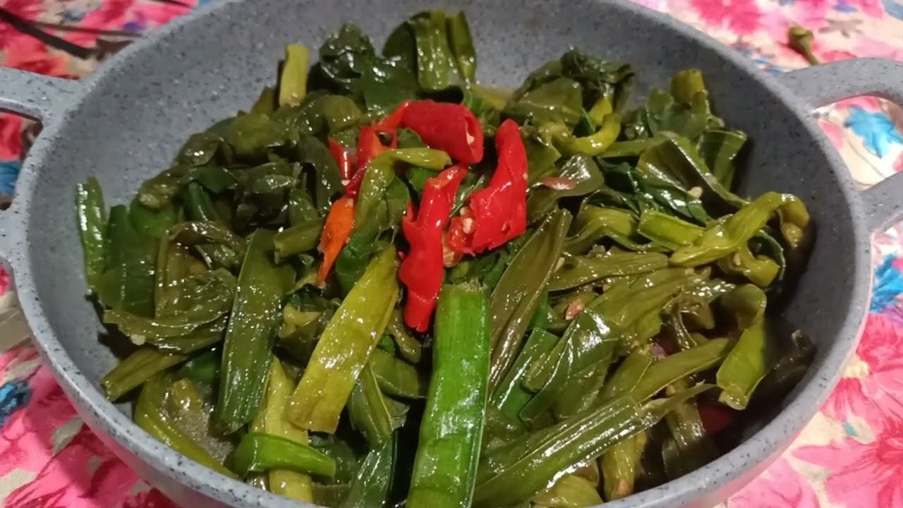 sayur genjer menu Deso bikin nambah