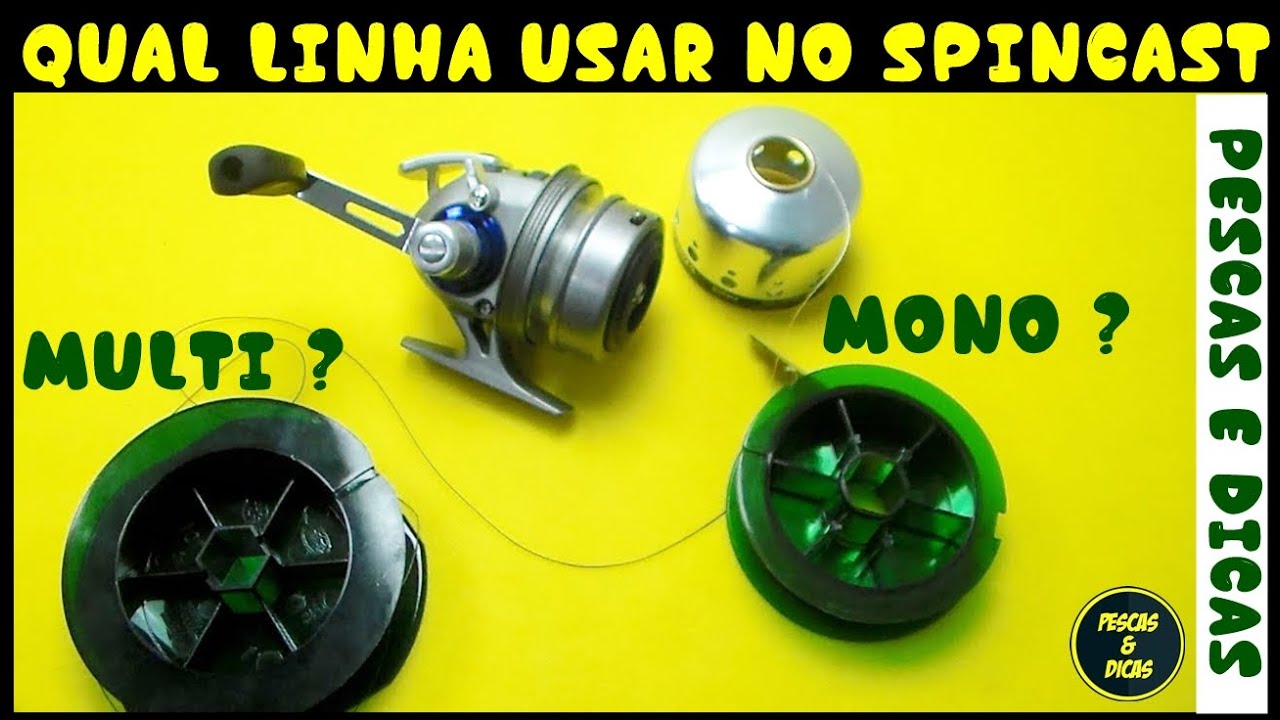 Qual Linha Utilizar no Spincast, Mono ou Multi? [Pescas e Dicas]