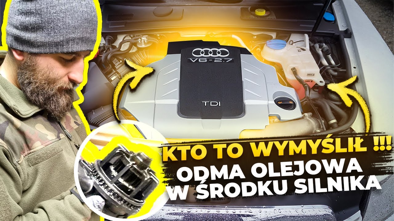 Wadliwa konstrukcja Audi 2.7tdi Gdzie jest odma olejowa!