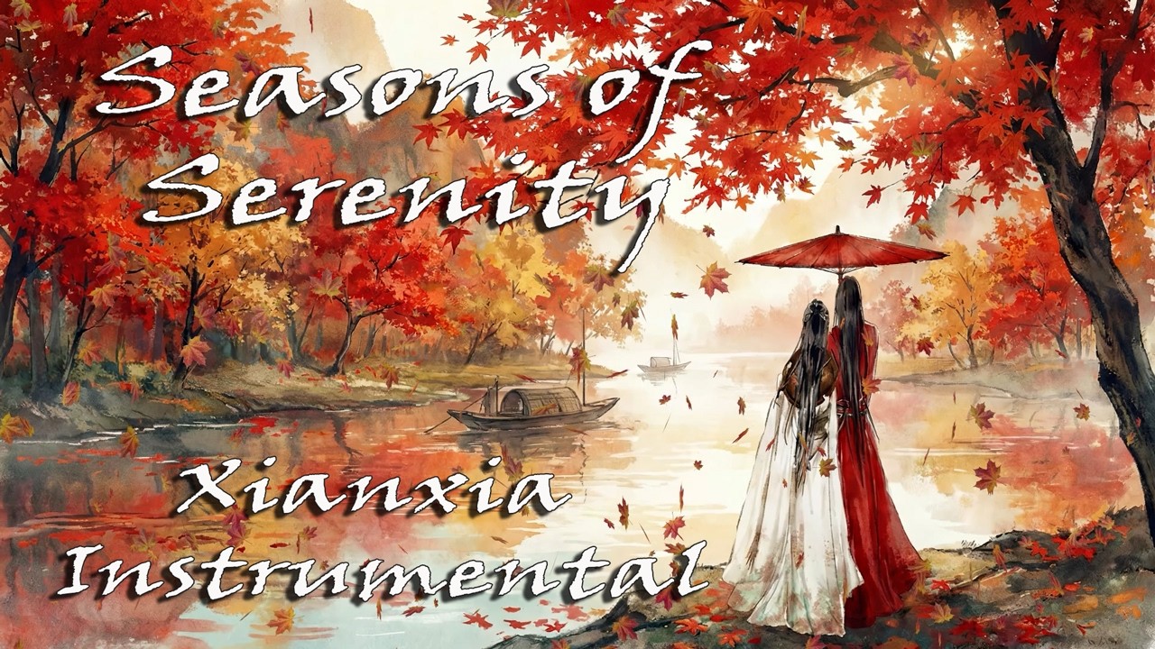 Ethereal Ancient Chinese Instrumental | Soft Guzheng & Melancholic Erhu (Peaceful Night)