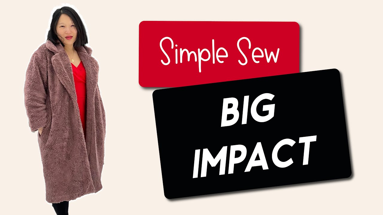 You won’t believe how EASY this coat is to sew: Simplicity 8797