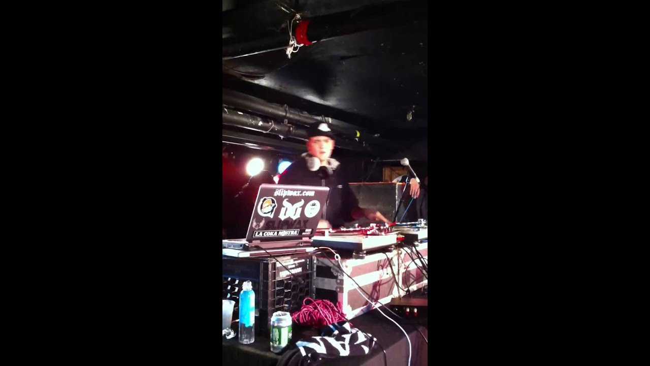 DJ Slipwax killing the tables