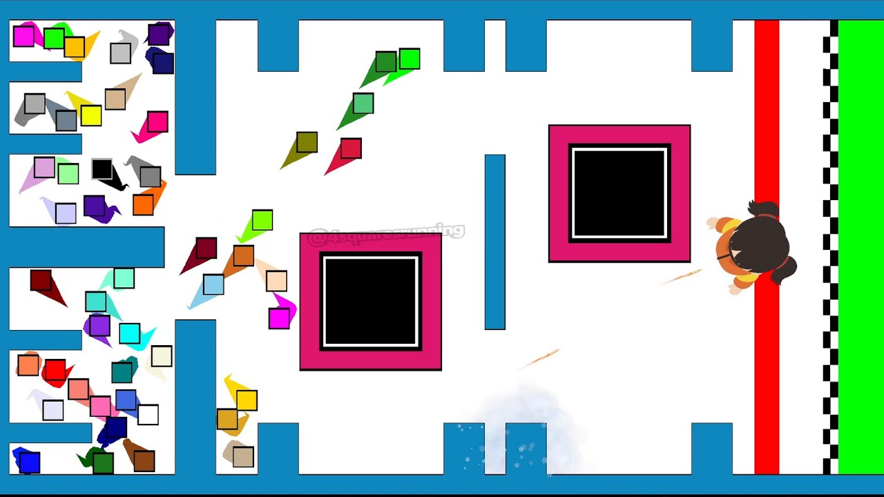 Squid Game Squares: 50 Squares in Search of Survival