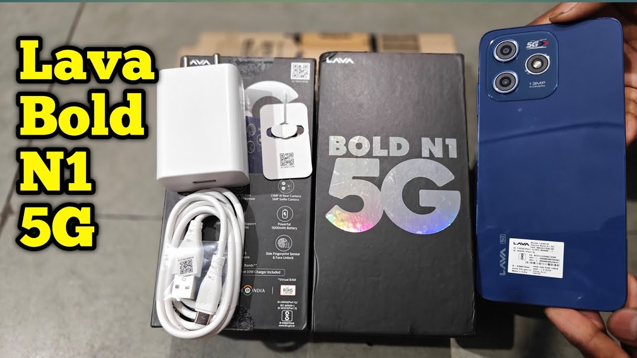 Lava Bold N1 5g Lava Bold n1 5g unboxing