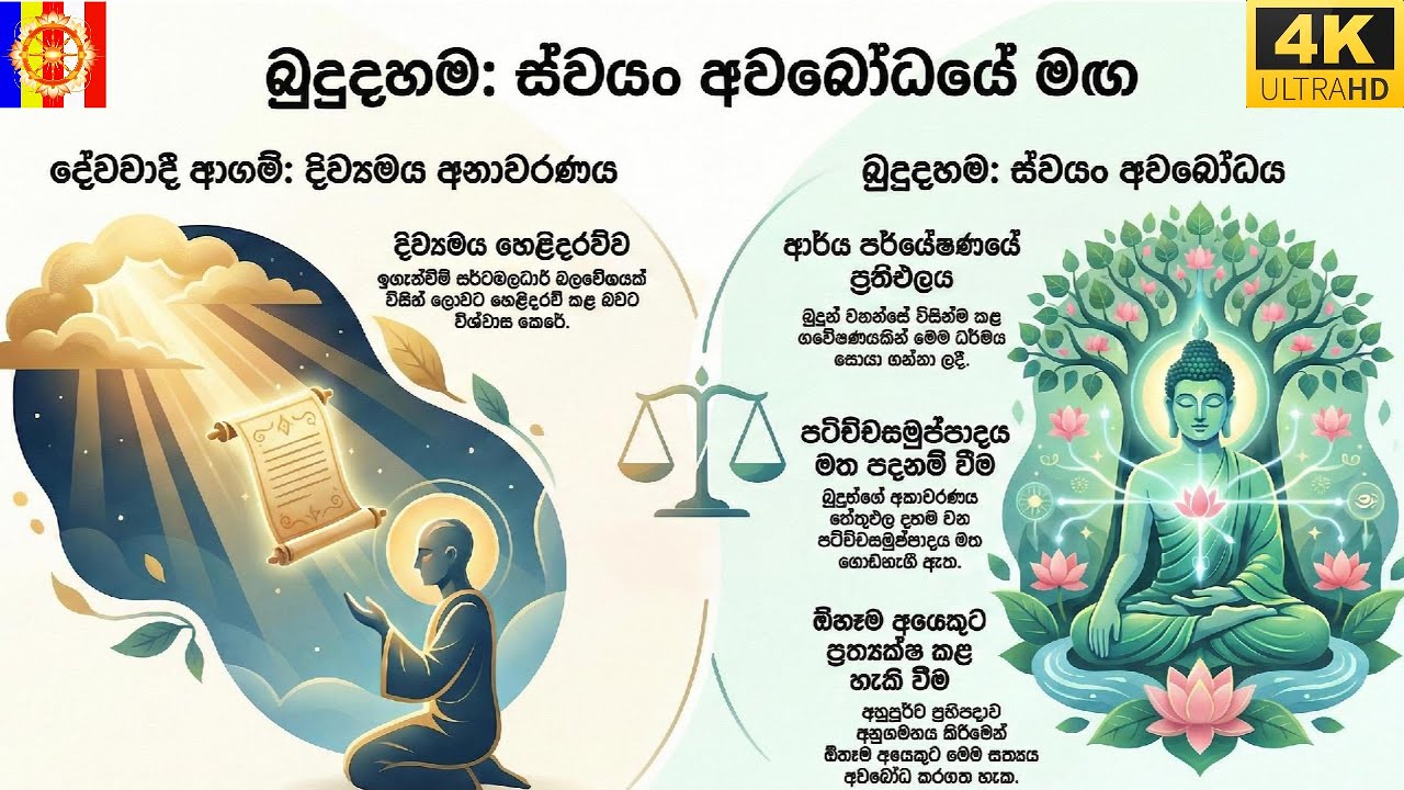 බුදුදහම දේව අනාවරණයක් නොවීම