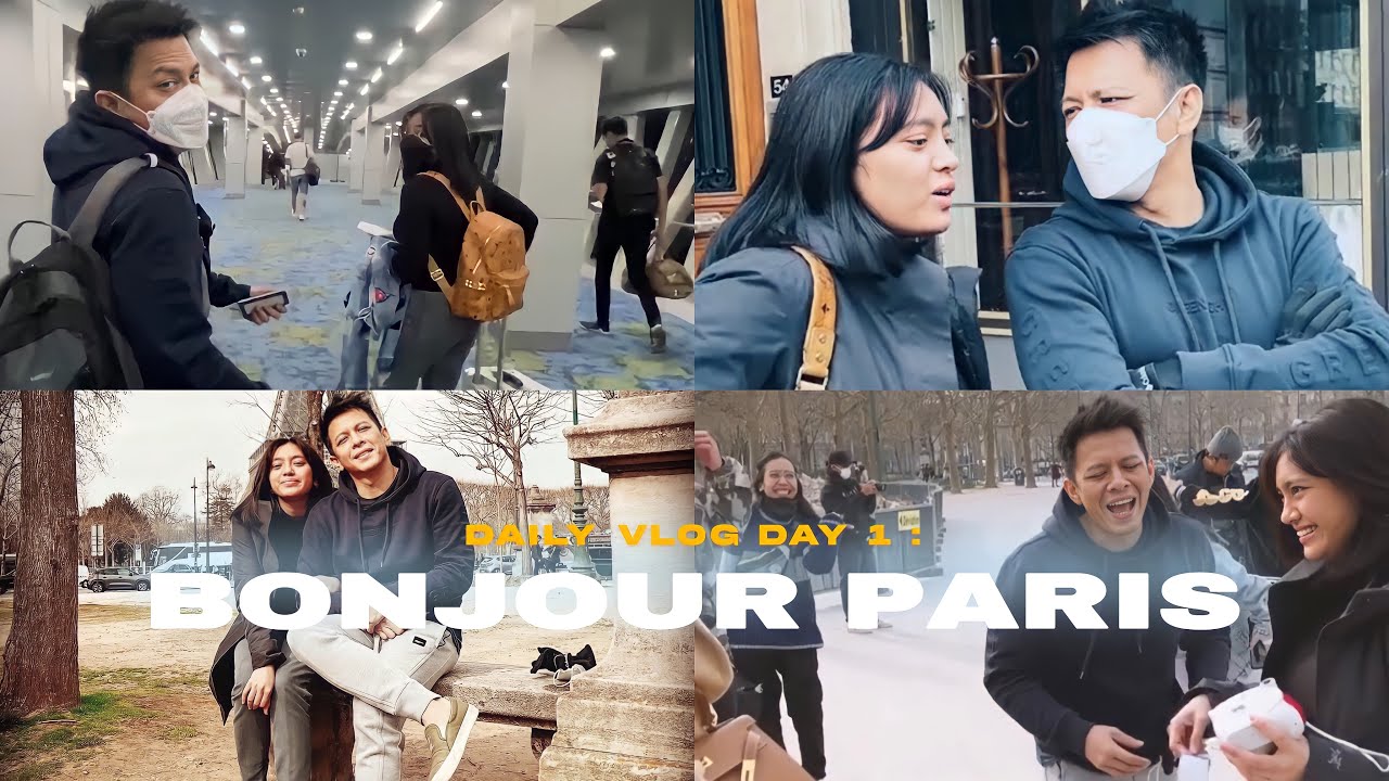Bonjour PARIS! Day 1 VLOG: Ariel Noah, Kak Alleia & Rombongan 3Second Journey Sampai di Paris