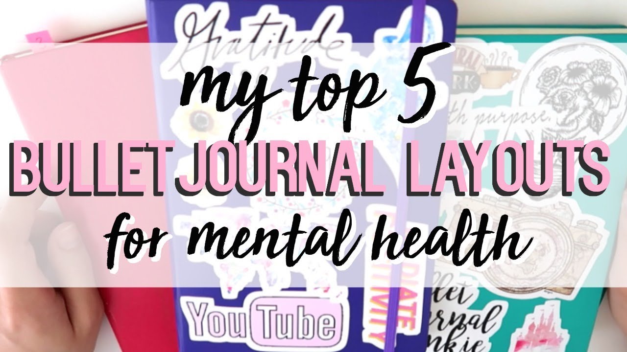 Easy Minimalist Bullet Journal Layouts for Mental Health!