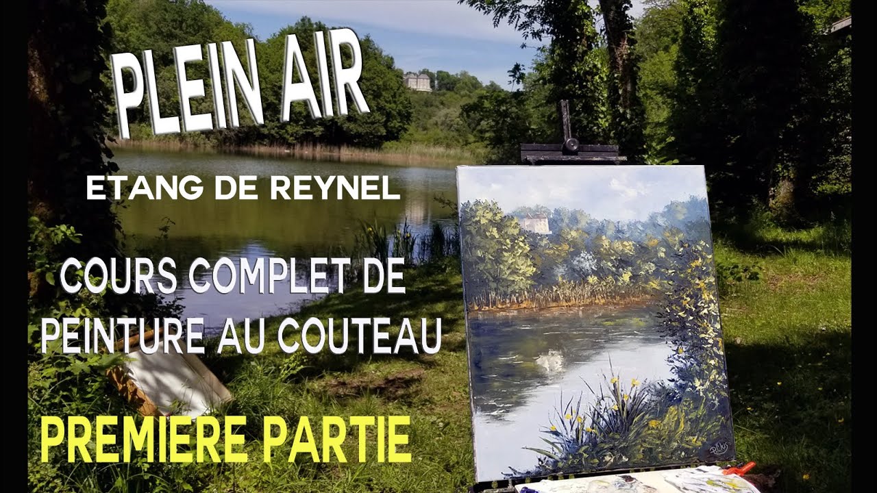 Etang de reynel - Peinture en plein air - 1/2