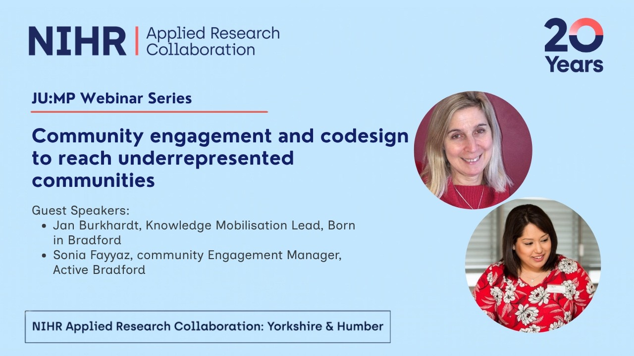 JU:MP: Community engagement and co-design to reach underrepresented communities