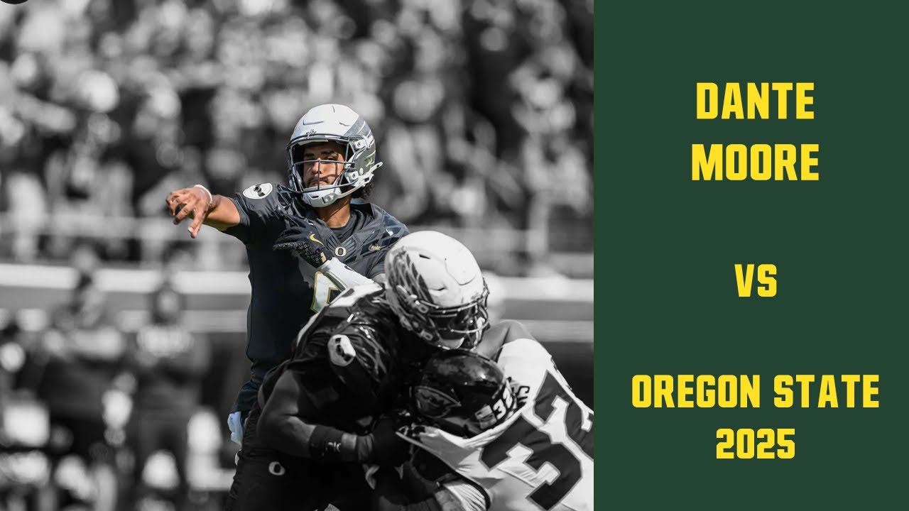 Dante Moore vs Oregon St 2025