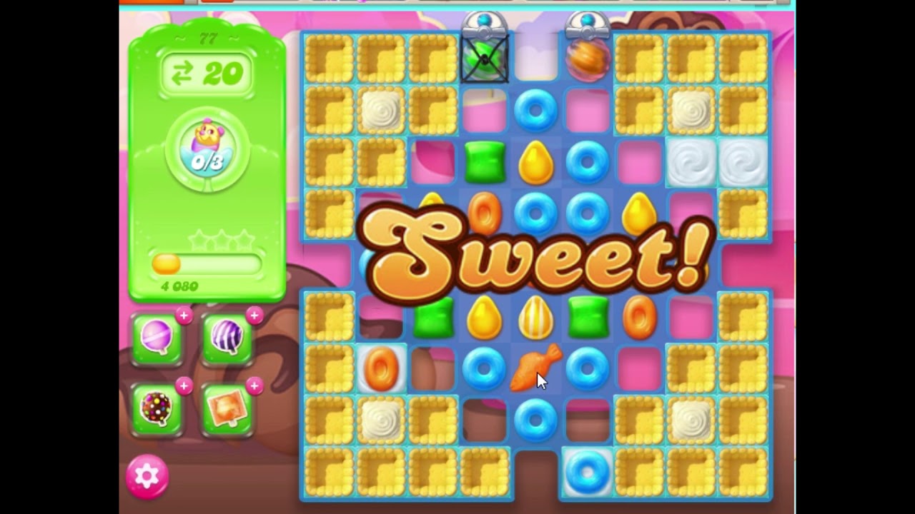 Candy Crush Jelly Saga - LEVEL 77 Fail / SABRINA GAMES